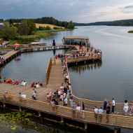 Plaża miejska nad jeziorem Niskie Brodno 