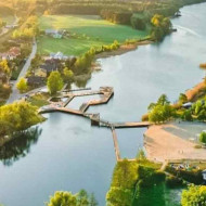 Plaża miejska nad jeziorem Niskie Brodno 