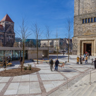 Plac przed Centrum Kultury Zamek w Poznaniu
