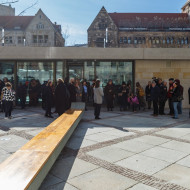 Plac przed Centrum Kultury Zamek w Poznaniu