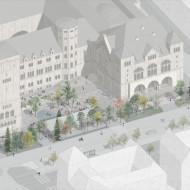 Plac przed Centrum Kultury Zamek w Poznaniu