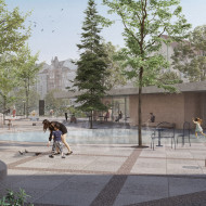 Plac przed Centrum Kultury Zamek w Poznaniu