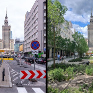 Końcowy etap przebudowy Złotej w Warszawie