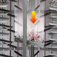 podziemny parking rowerowy