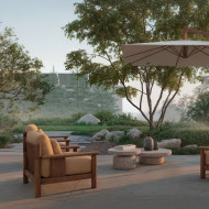 Fuzei Garden: projekt stylowego ogrodu od Romaniuk Studio