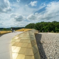 Ścieżka łącząca miasto Wassertrüdingen z terenami zielonymi