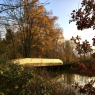 Ścieżka łącząca miasto Wassertrüdingen z terenami zielonymi