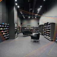 run colors, mode:lina, architektura wnętrz, sklep z butami poznań, wystrój wnętrz, wnętrza publiczne