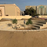 Ogród bez wody w Emiratach Arabskich