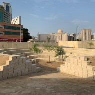 Ogród bez wody w Emiratach Arabskich