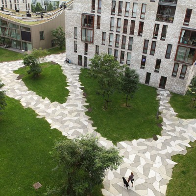 Układy płytek betonowych 