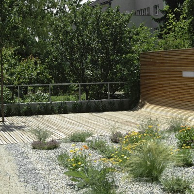 Drewniany taras