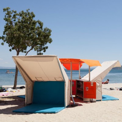 Biblioteka na plaży
