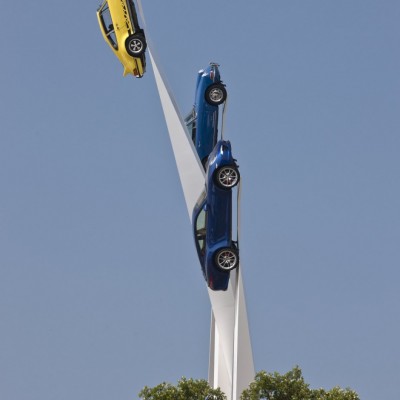 rzeźba Porsche