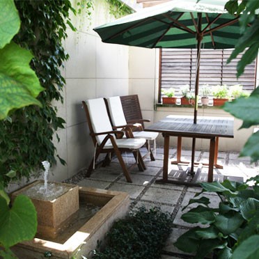 Ogród przydomowy na osiedlu „Marina”