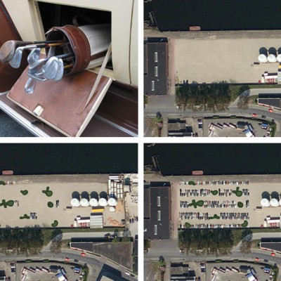 Parking z mini golfem