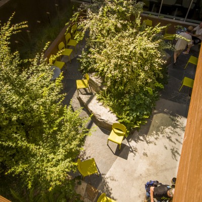 Dziedziniec Bud Clark Commons w Portland